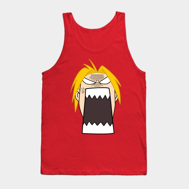 Edward Elric FullMetal Alchemist Tank Top by SirTeealot